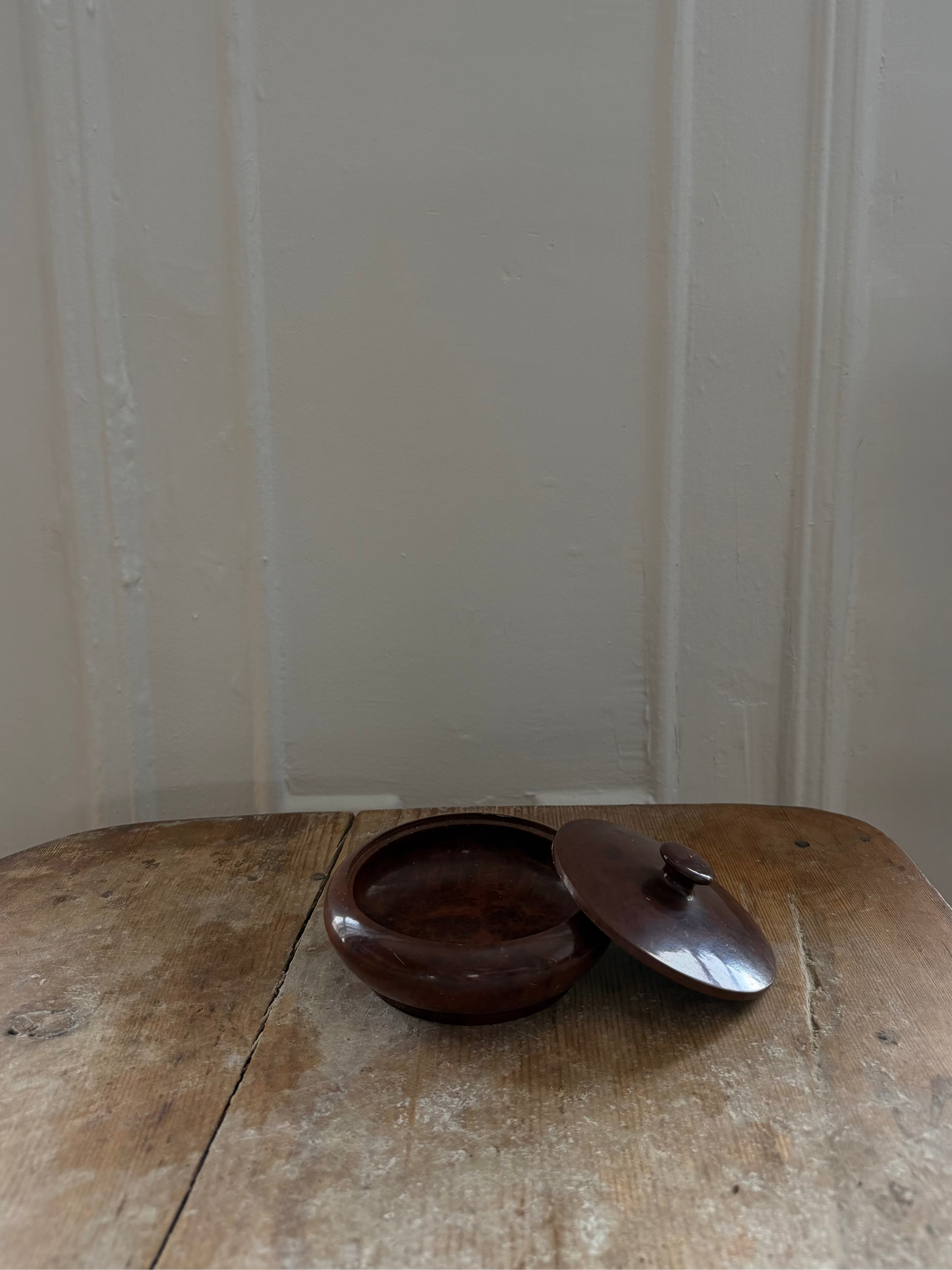 Vintage Burl Wood Box