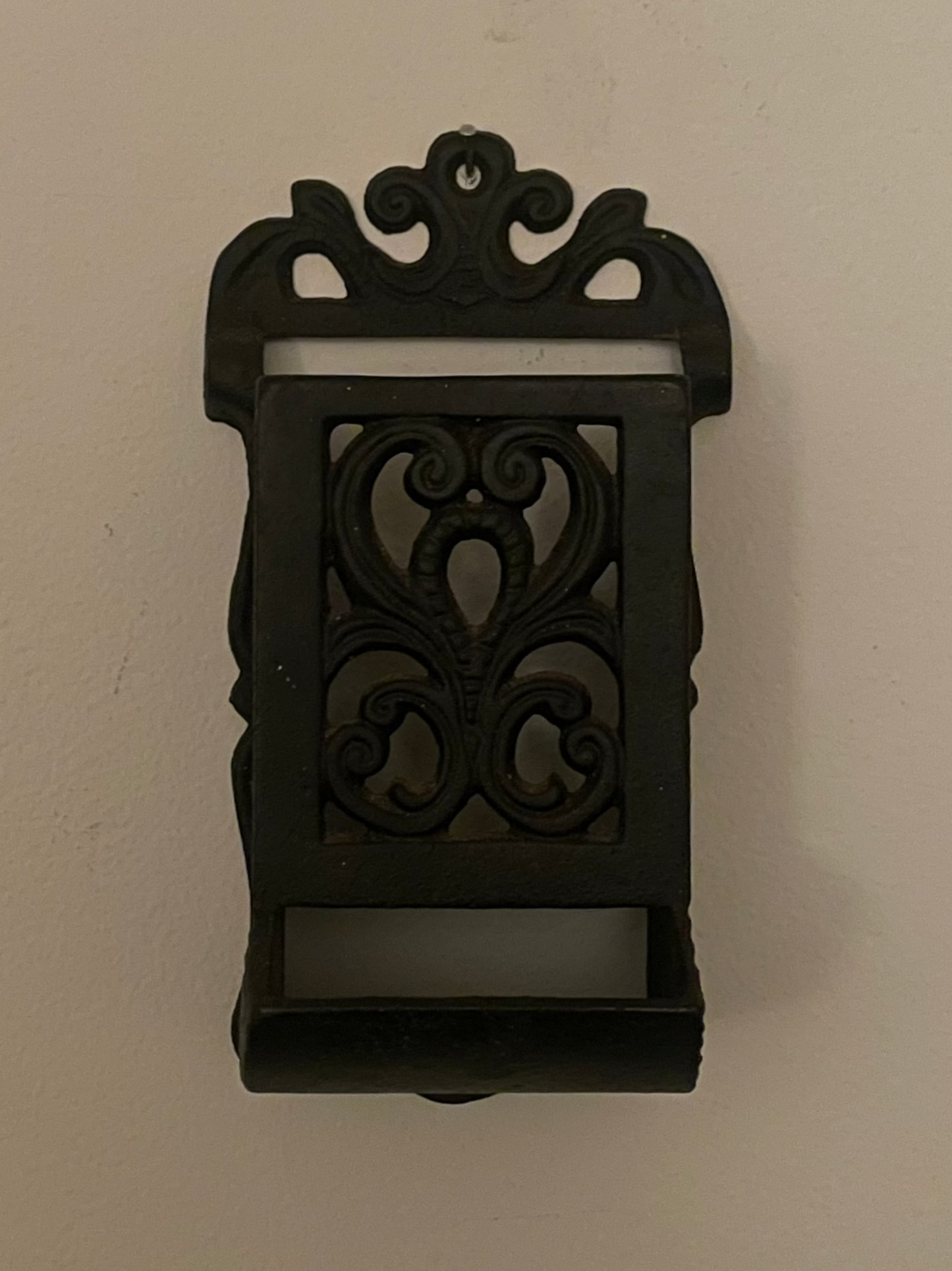 Vintage Cast Iron Match Holder