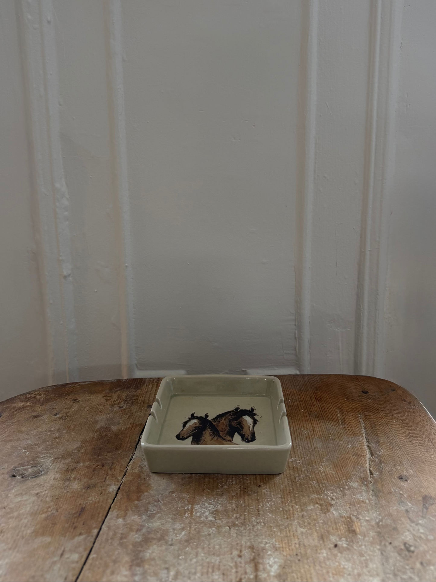 Vintage Horse Ashtray