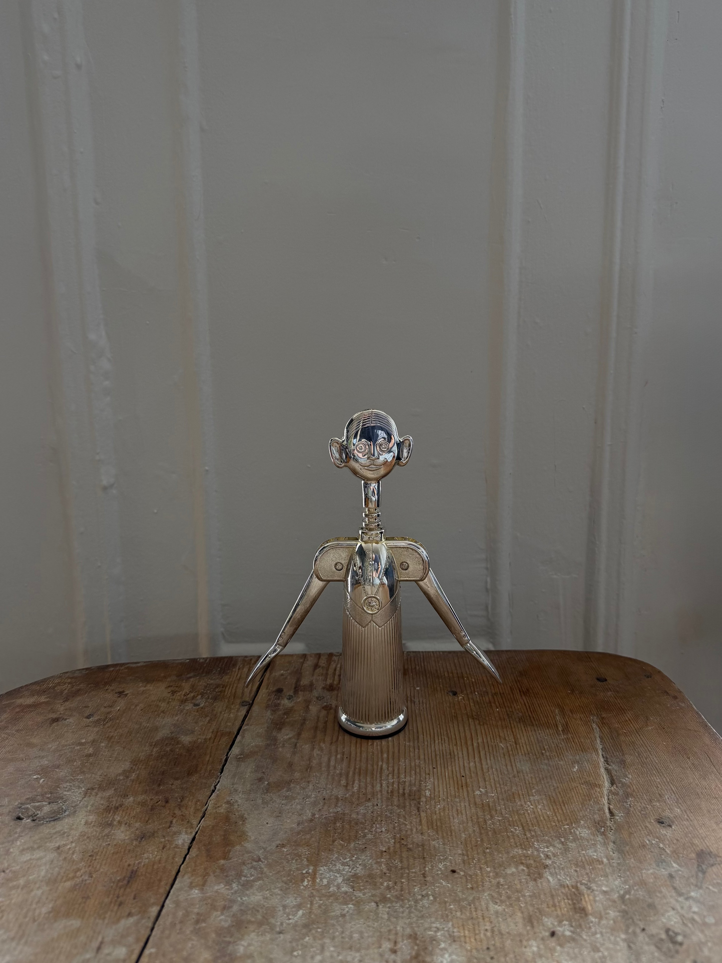 Vintage Silver Italian Wine Opener