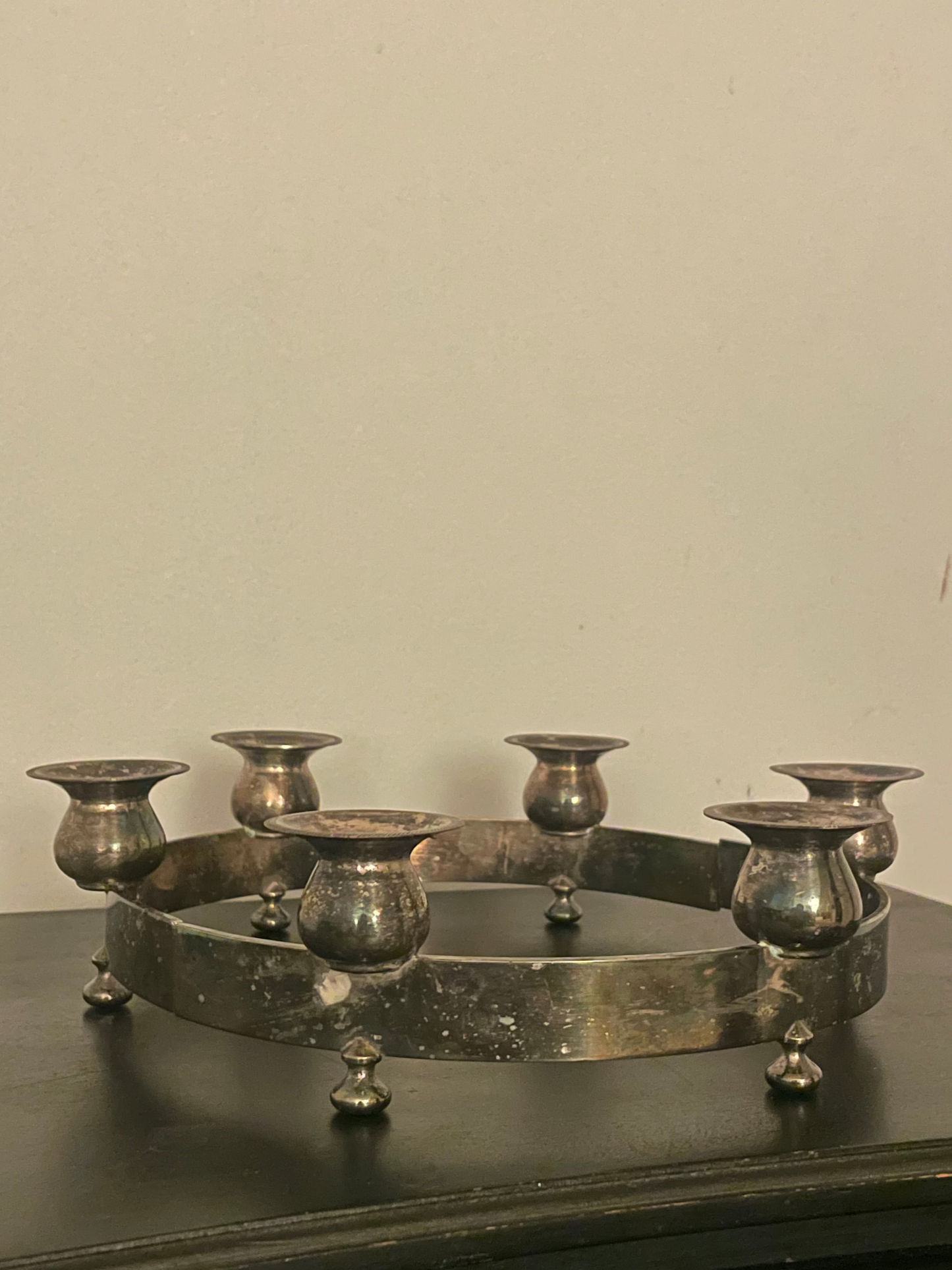 Mid Century Silver Plated Candelabra