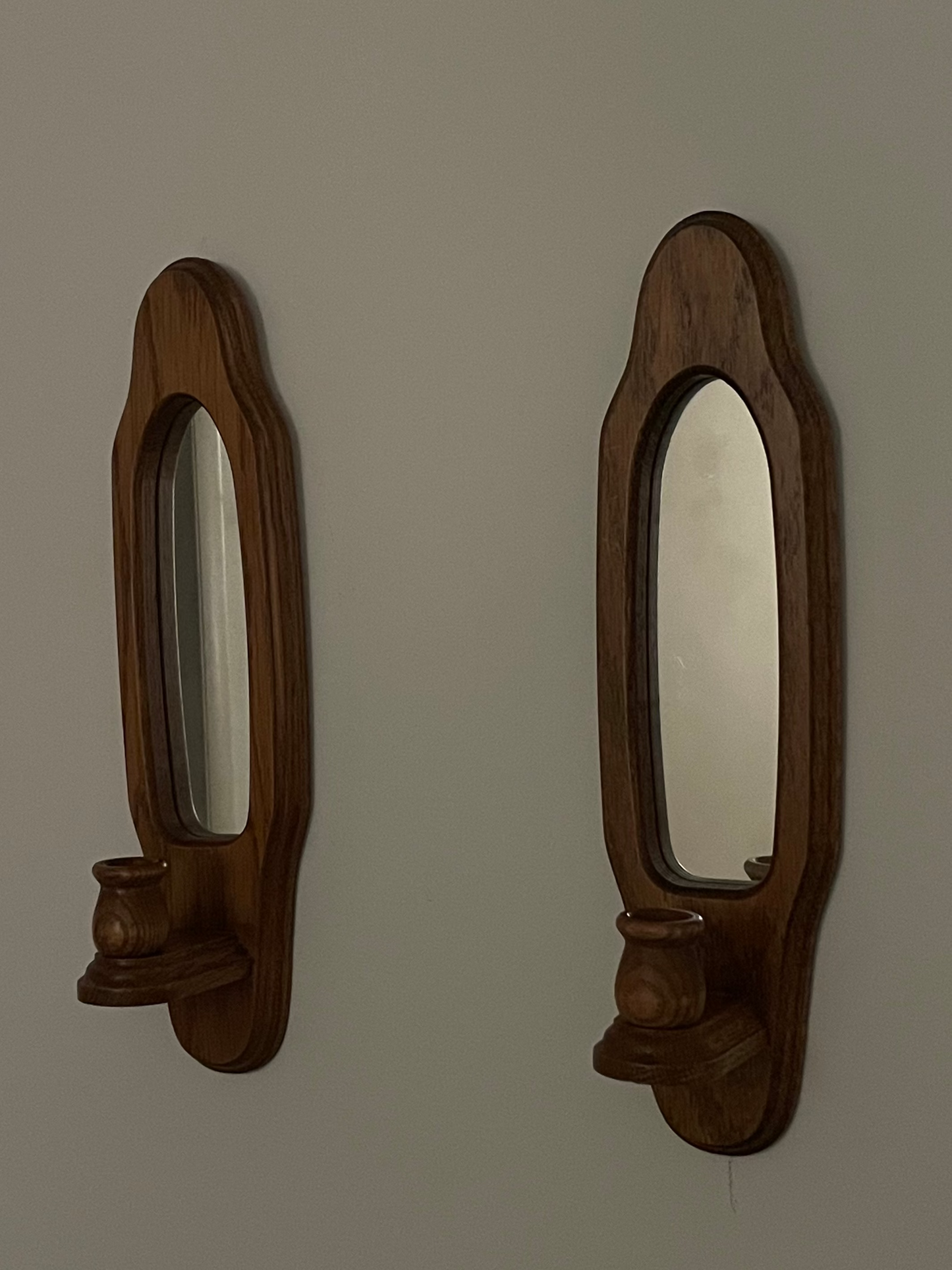 Vintage Mirrored Wall Sconces