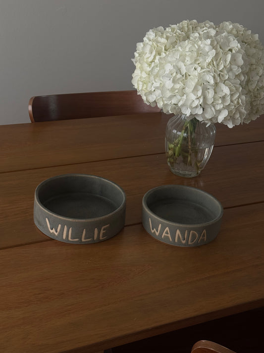 Custom Ceramic Dog Bowls